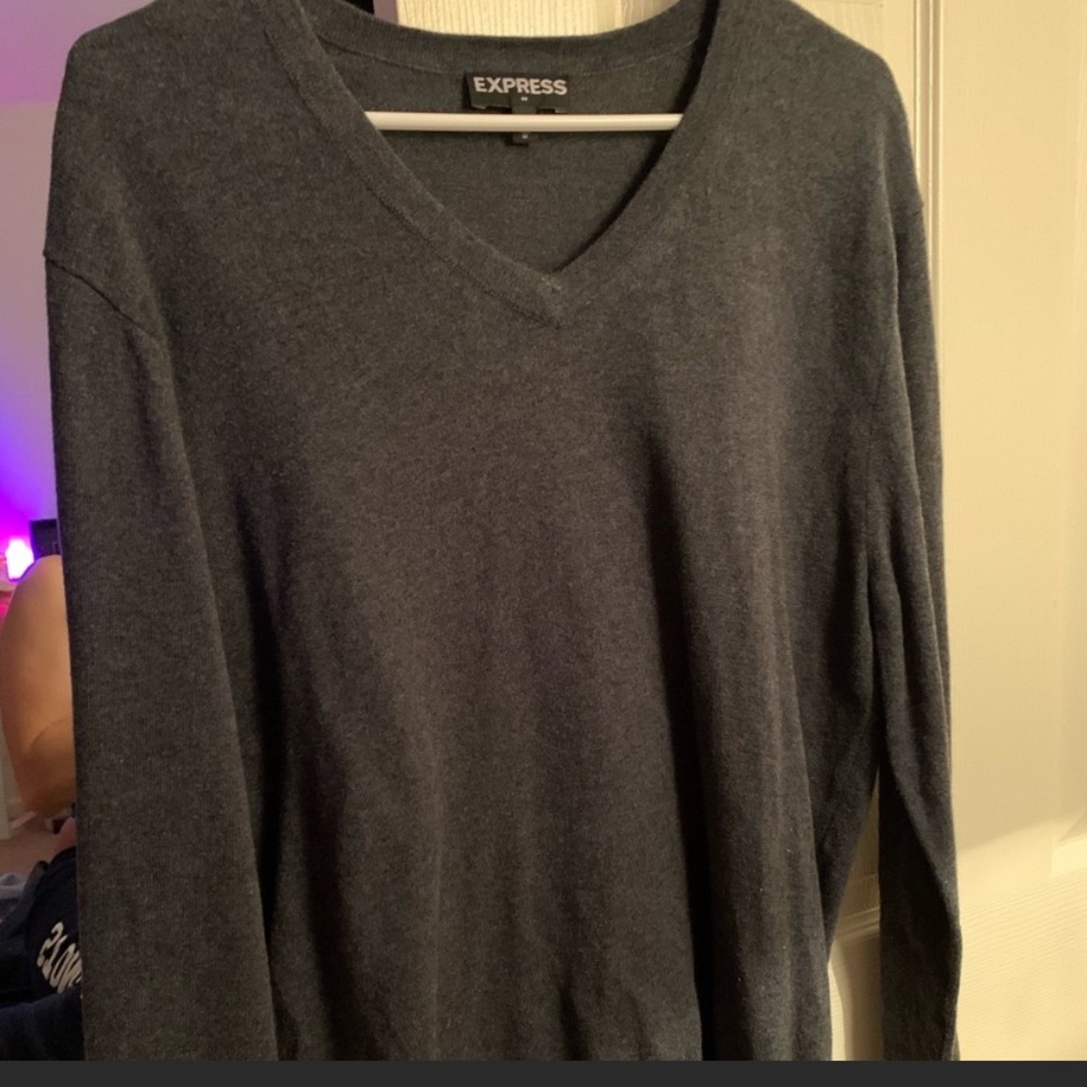 Gray Express Sweater